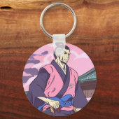 samurai sleutelhanger (Achterkant)