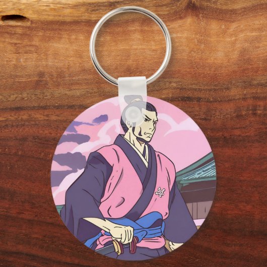 samurai sleutelhanger (Achterkant)