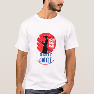 Samurai Smile Uniek Warrior Design T-shirt