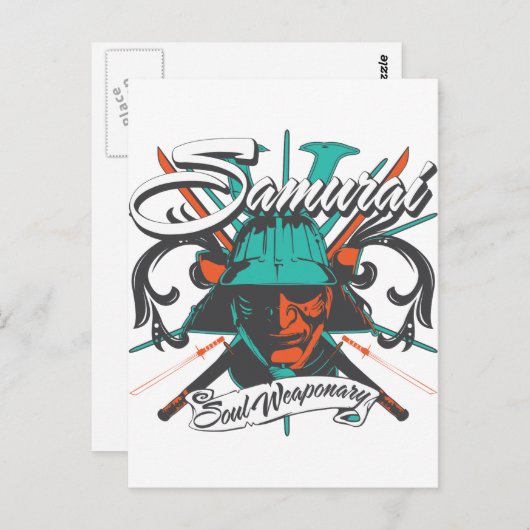 Samurai Soul Weaponary Briefkaart (Voorkant / Achterkant)