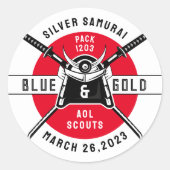 Samurai Special Event Ronde Sticker (Voorkant)