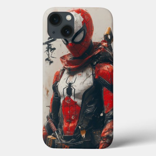 Samurai Spider-Man: Web-Slinger Shinobi Kunst Case (Achterkant)