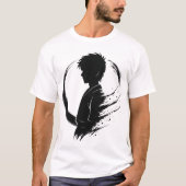 Samurai Spirit - Anime Shadow Art T-shirt (Voorkant)