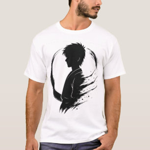 Samurai Spirit - Anime Shadow Art T-shirt