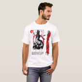 Samurai Spirit: Bushido Warrior Design T-shirt (Voorkant volledig)