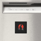Samurai Spirit Graphic Modern Warrior's Magneet (Insitu (Vaatwasser))