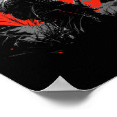 Samurai Spirit Graphic Modern Warrior's Poster (Hoek)