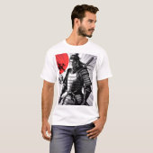 Samurai Spirit Rising Sun Art T-shirt (Voorkant volledig)