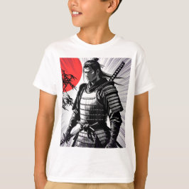 Samurai Spirit Rising Sun Art T-shirt