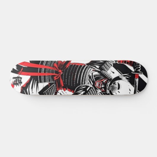 Samurai Spirit Skateboard - Bold Ink Battle Art (Horizontaal)