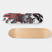Samurai Spirit Skateboard - Bold Ink Battle Art (Horizontaal)