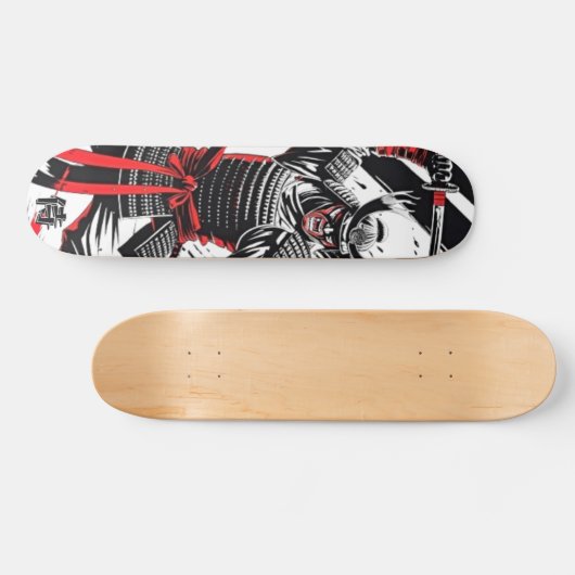 Samurai Spirit Skateboard - Bold Ink Battle Art (Horizontaal)