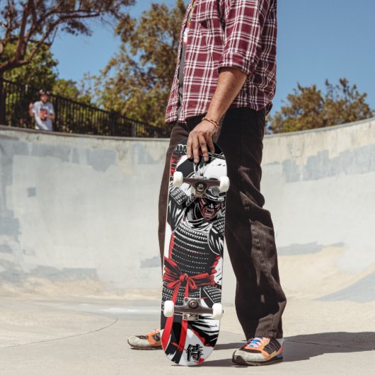 Samurai Spirit Skateboard - Bold Ink Battle Art (Buiten 2)