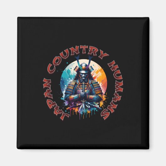 Samurai Spirit - Sticker Eer van de Krijger Magneet (Voorkant)