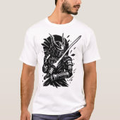 Samurai Spirit: The Art of Strength and Honor T-shirt (Voorkant)