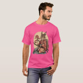 Samurai Squirrel Japanese Ninja Squirrel Japanese T-shirt (Voorkant volledig)