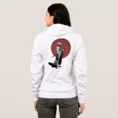 Samurai-strijder Hoodie (Achterkant volledig)
