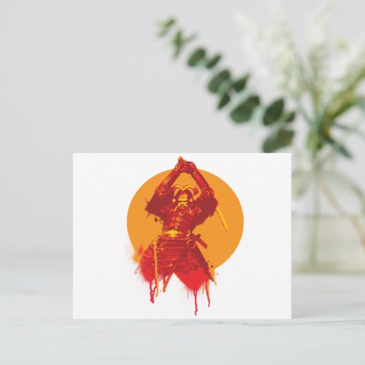 Samurai Strike Briefkaart (Staand voorkant)