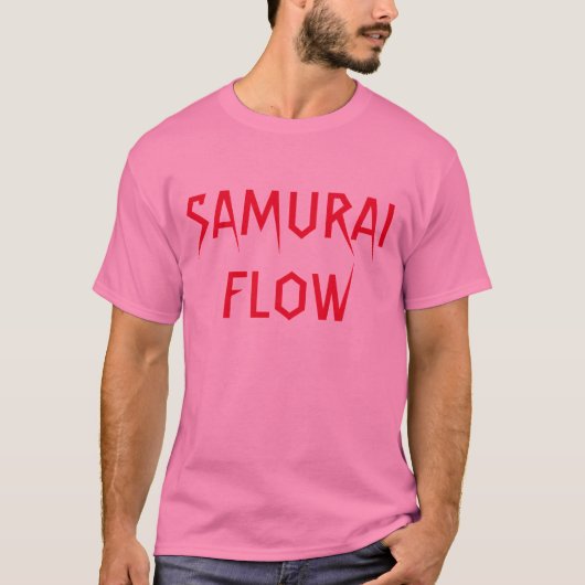 SAMURAI-STROOM T-SHIRT (Voorkant)