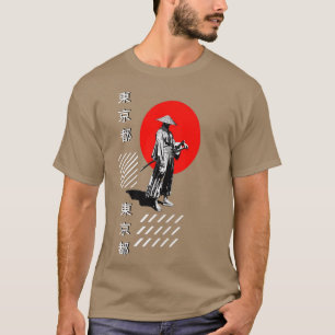 Samurai Style Japans Ronin Warrior Streetkleding T-shirt