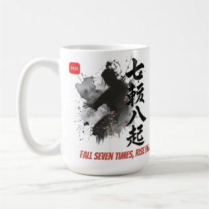 Samurai Sumi-E Japanse kalligrafie Martial Arts Koffiemok
