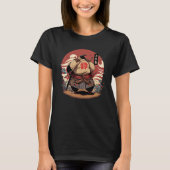 Samurai Sumo Japan Suns Rikish Bushido Wrestler T-shirt (Voorkant)