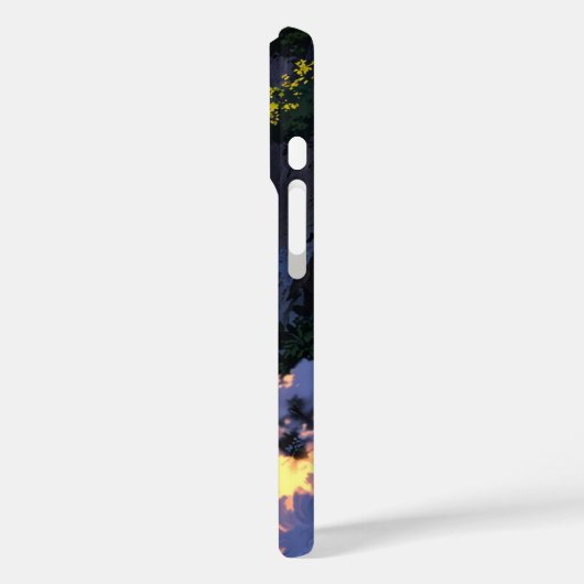 Samurai Sunset Case-Mate iPhone Case (Achterkant / Links)
