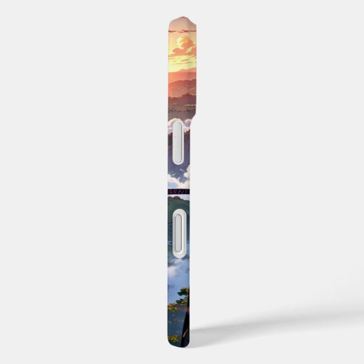 Samurai Sunset Case-Mate iPhone Case (Achterkant / Rechts)