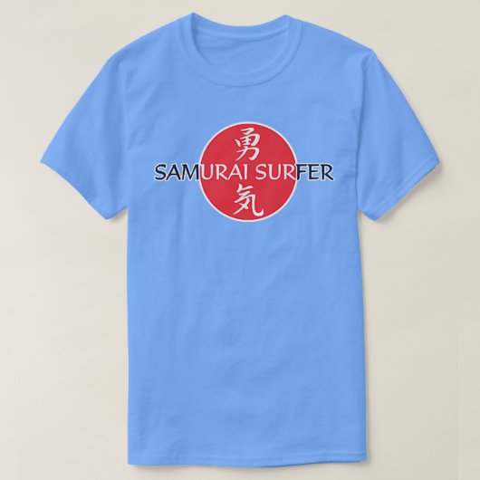 Samurai Surfer Pipeline Hawaii Shark (2) T-shirt (Design voorkant)