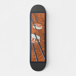 Samurai Sushi Japan Fish Skateboard