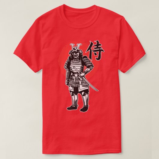 Samurai Sword en Armor A Warrior uit Japan (2) T-shirt (Design voorkant)
