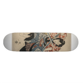 Samurai Sword Fight circa 1825 Persoonlijk Skateboard
