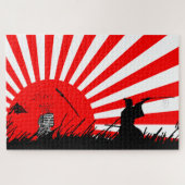 Samurai Sword Fight Victory Legpuzzel (Horizontaal)