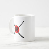 SAMURAI - Sword & Kanji Koffiemok (Voorkant links)