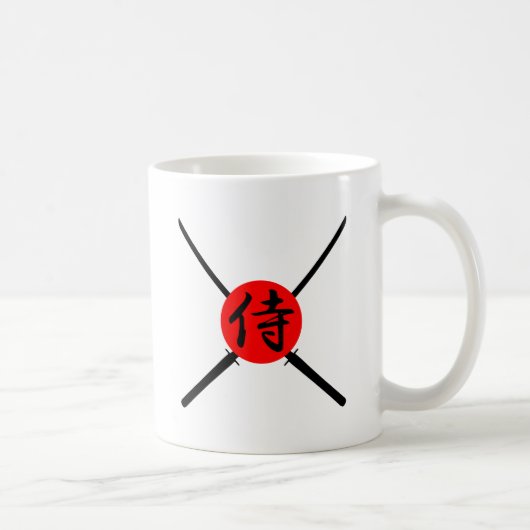 SAMURAI - Sword & Kanji Koffiemok (Rechts)