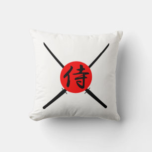 SAMURAI - Sword & Kanji Kussen