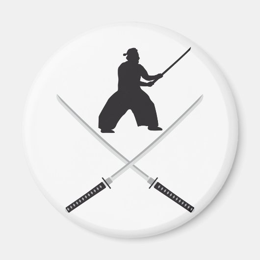 samurai sword magneet (Voorkant)