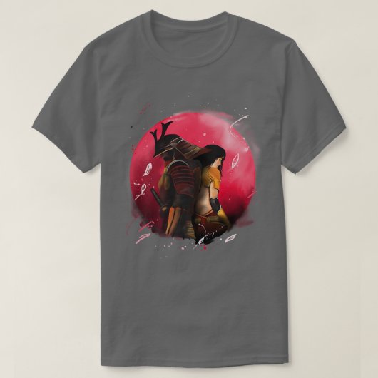 Samurai Sword Samurai Japans T-shirt (Design voorkant)