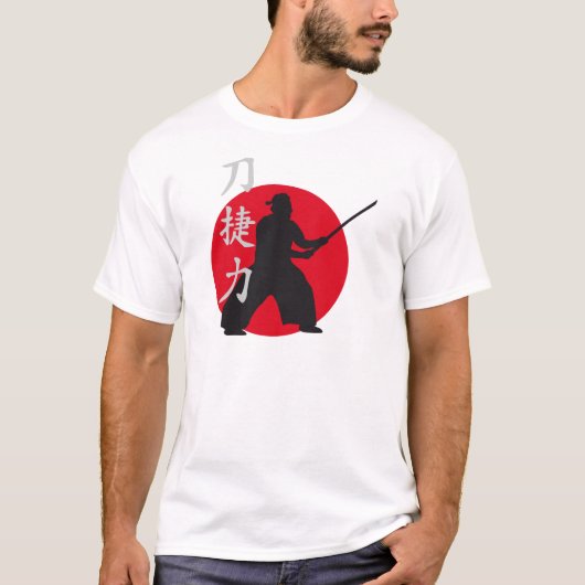 samurai sword t-shirt (Voorkant)