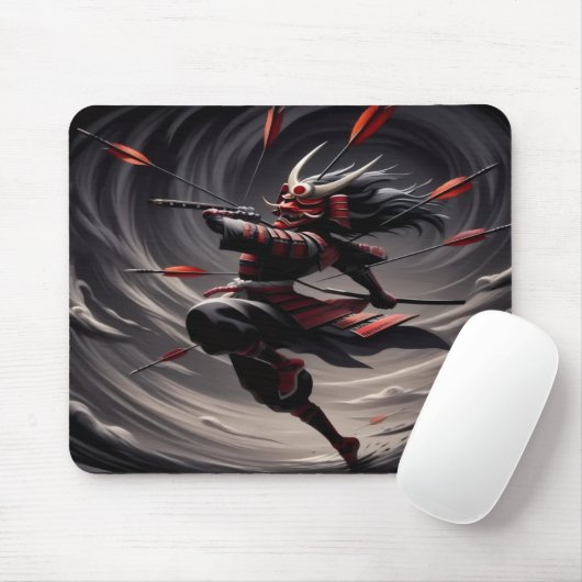 Samurai Swordplay Mousepad Muismat (Met muis)