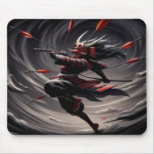 Samurai Swordplay Mousepad Muismat (Voorkant)