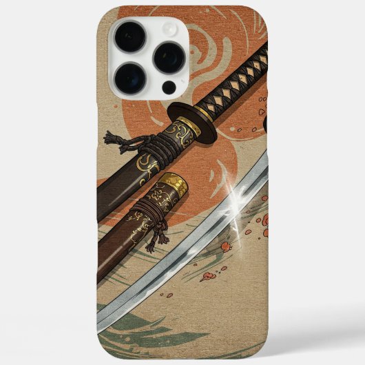 Samurai Swords Case-Mate iPhone Case (Achterkant)