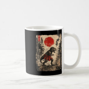 Samurai T-rex Japanse Dinosauriërs Grappige Dino C Koffiemok