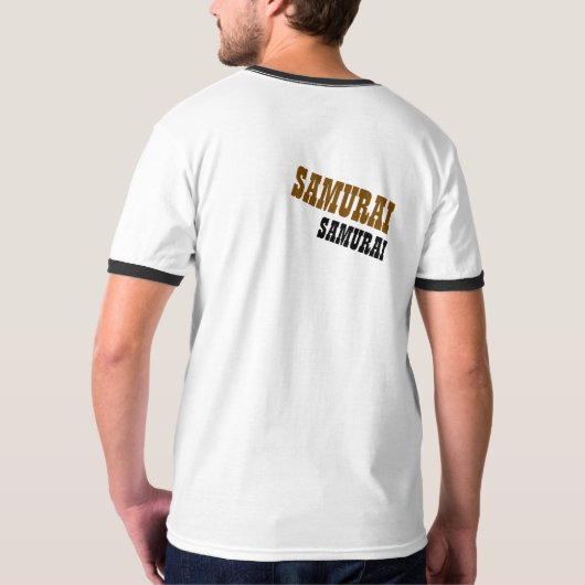 samurai t-shirt (Achterkant volledig)