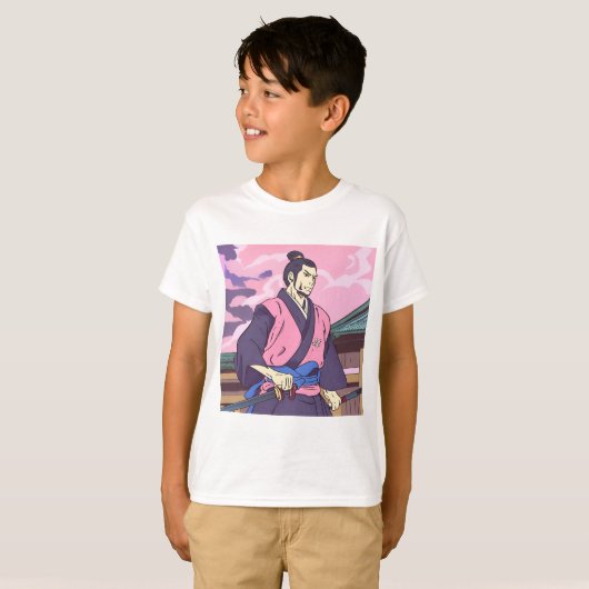 samurai t-shirt (Voorkant volledig)