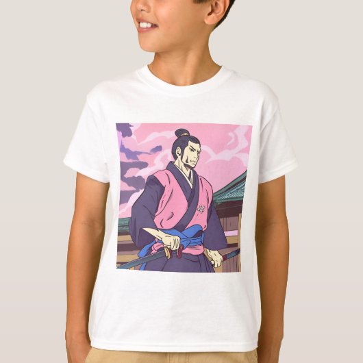 samurai t-shirt (Voorkant)
