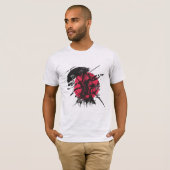 samurai T-shirt voor heren (Voorkant volledig)