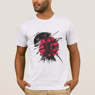 samurai T-shirt voor heren