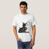 samurai t-shirt voor mannen (Voorkant volledig)