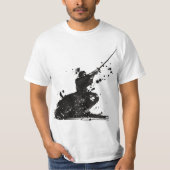samurai t-shirt voor mannen (Voorkant)